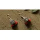 धरा ✽ Antique Finish White Metal ✽ Earring { 3 }